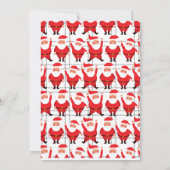 Vrolijk kerstfeest schattig santaclaus cadeau voor kaart (Achterkant)