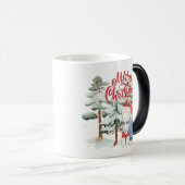 Vrolijk kerstfeest Schattig vakantieontwerp Magische Mok (Voorkant rechts)