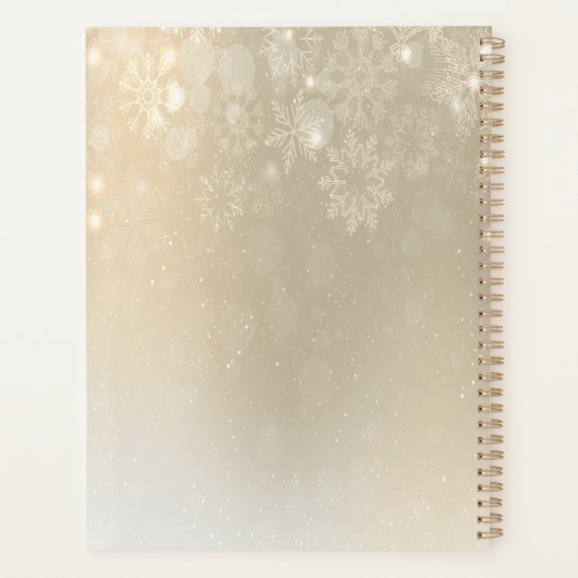 Vrolijk kerstfeest, Schattige gnomen Sleigh Planner (Achterkant)