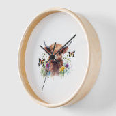 Vrolijk Kerstfeest Schattige Highland Koe Classic  (Hoek)