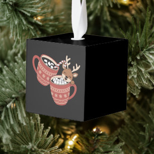 Vrolijk kerstfeest Schattige rendier familie Xmas  Decoratie