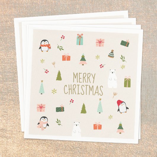 Vrolijk kerstfeest, Schattige Servet