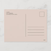 vrolijk kerstfeest. Schattigee hond. Animal Santa  Feestdagenkaart (Achterkant)