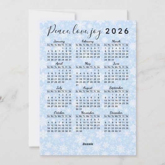 Vrolijk kerstfeest Schattigee kabouter in blauw 20 Feestdagenkaart (Achterkant)