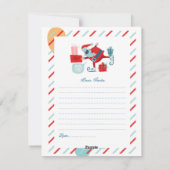 VROLIJK KERSTFEEST SCHATTIGEE KINDER PINGUIN VINTA FEESTDAGENKAART (Achterkant)