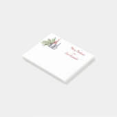 Vrolijk kerstfeest Schattigee Scandinavische kabou Post-it® Notes (Schuin)