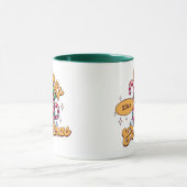 Vrolijk kerstfeest Schattigee warme chocolademelk  Mok (Midden)