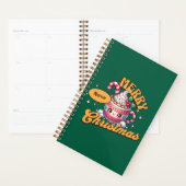 Vrolijk kerstfeest Schattigee warme chocolademelk  Planner (Display)
