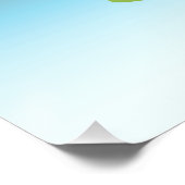 Vrolijk kerstfeest! Schildpad en slak Poster (Hoek)