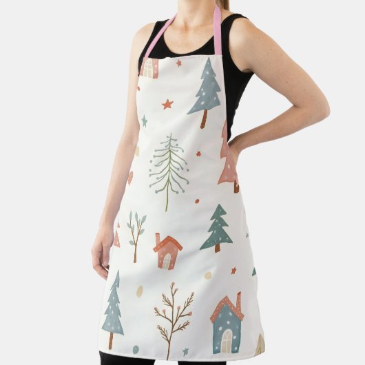 Vrolijk kerstfeest! schort (Insitu)