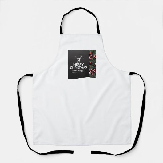 vrolijk kerstfeest schort (Voorkant)