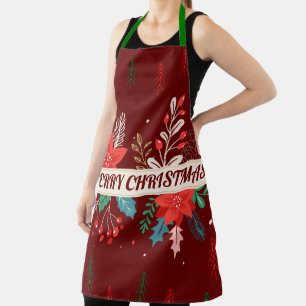 Vrolijk kerstfeest schort