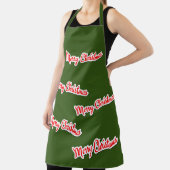 Vrolijk kerstfeest schort (Insitu)