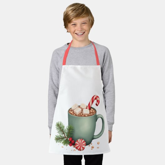 Vrolijk kerstfeest! schort (Gedragen)