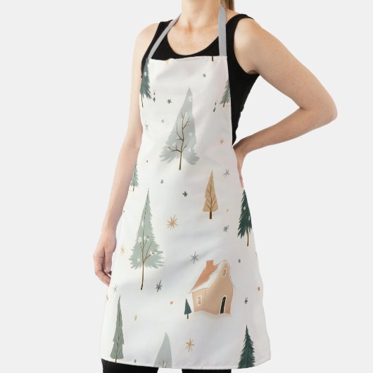 Vrolijk kerstfeest! schort (Insitu)