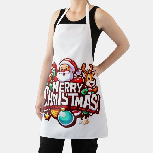 vrolijk kerstfeest schort (Insitu)