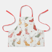 Vrolijk kerstfeest! schort (Voorkant)