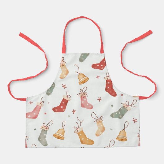 Vrolijk kerstfeest! schort (Voorkant)