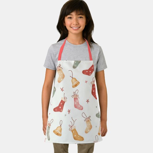 Vrolijk kerstfeest! schort (Insitu)