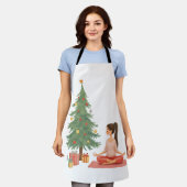 Vrolijk kerstfeest! schort (Gedragen)