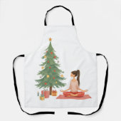 Vrolijk kerstfeest! schort (Voorkant)