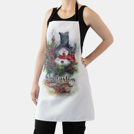 Vrolijk kerstfeest schort (Insitu)