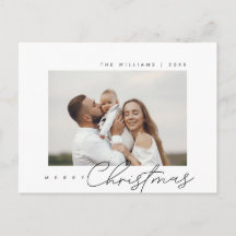 Vrolijk Kerstfeest, Seizoen Groet, Familie Foto