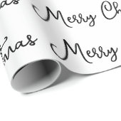 Vrolijk Kerstfeest Seizoensgebonden Vakantie Tijd  Cadeaupapier (Rol Hoek)