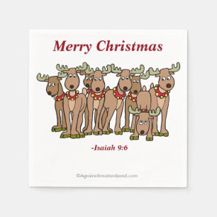 Vrolijk kerstfeest servet