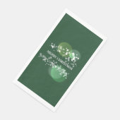 Vrolijk kerstfeest servet (Hoek)