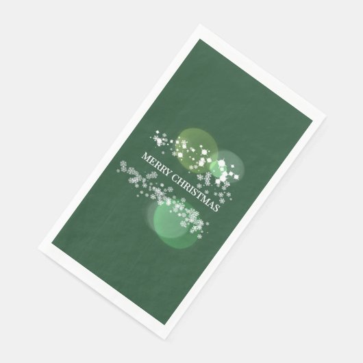 Vrolijk kerstfeest servet (Hoek)