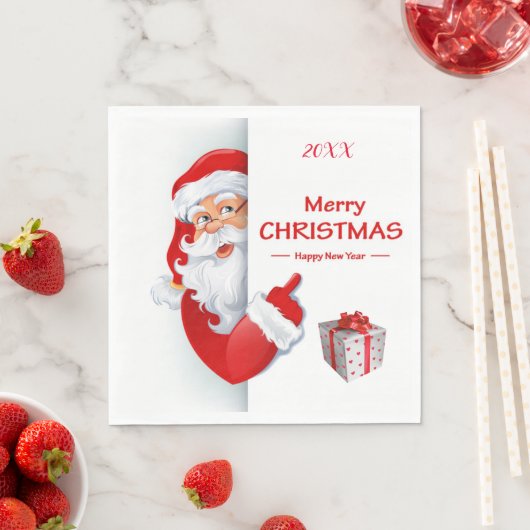 Vrolijk kerstfeest servet (Insitu)