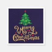 Vrolijk kerstfeest servet (Voorkant)