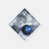 Vrolijk kerstfeest servet (Hoek)