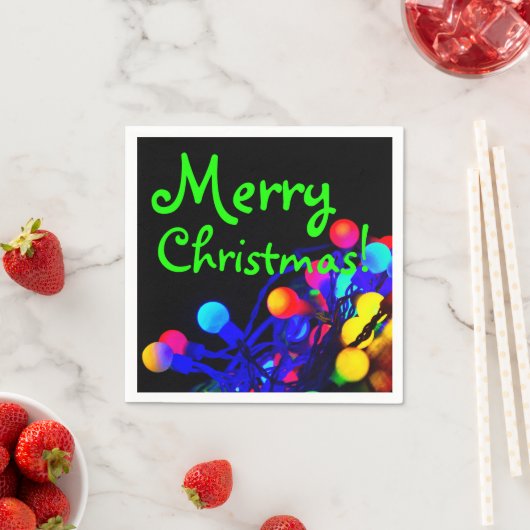 Vrolijk kerstfeest servet (Insitu)