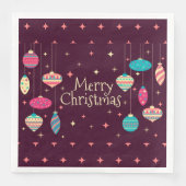 Vrolijk kerstfeest servet (Voorkant)