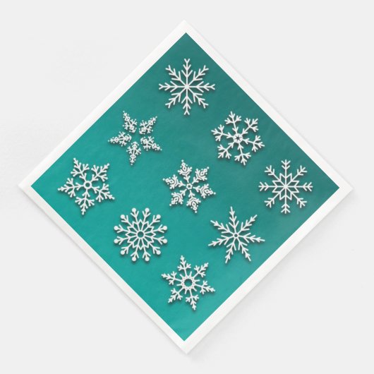 Vrolijk kerstfeest servet (Hoek)