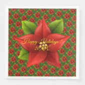 Vrolijk kerstfeest servet (Voorkant)