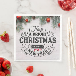 Vrolijk kerstfeest servet