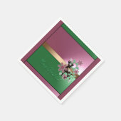 Vrolijk kerstfeest! servet (Hoek)