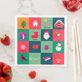 Vrolijk kerstfeest servet