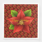 Vrolijk kerstfeest servet (Voorkant)