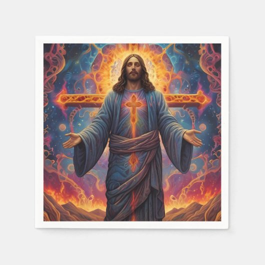 Vrolijk kerstfeest servet (Voorkant)