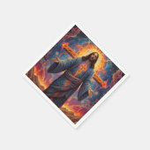 Vrolijk kerstfeest servet (Hoek)