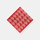 Vrolijk kerstfeest servet (Hoek)