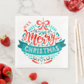 Vrolijk kerstfeest servet (Insitu)