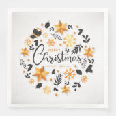 Vrolijk kerstfeest servet (Voorkant)