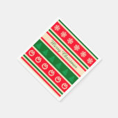 Vrolijk kerstfeest servet (Hoek)