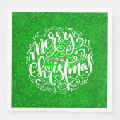 Vrolijk kerstfeest servet (Voorkant)