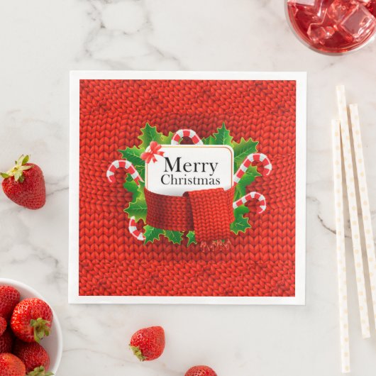 Vrolijk kerstfeest servet (Insitu)